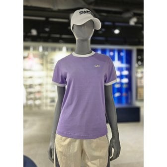 휠라 [파주점] 여성 에센셜 링거 반팔티셔츠(FS2RSG2152F-GVI)