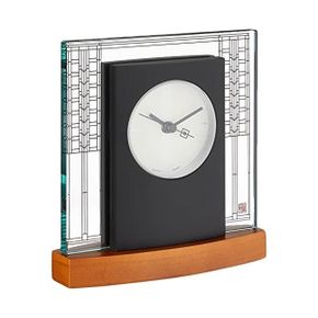 미국 부로바 벽시계 Bulova B7750 Glasner House Frankl Lloyd Wright Clock Light Cherry Stain