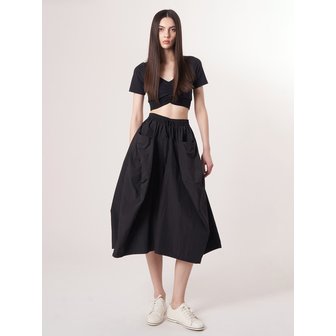 애스플래폼 AW52PT36 테크플레어 팬츠_블랙