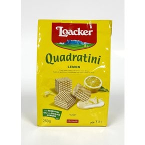 로아커 웨하스 콰드라티니 레몬 250g