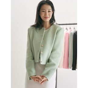 spring tweed jacket_avocado