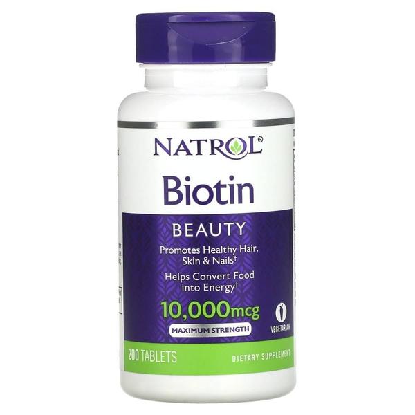 미국직구 Natrol 나트롤 비오틴 뷰티 10000mcg 200정