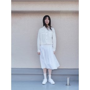 COTTON CROP SHIRT JACKET_OFF WHITE