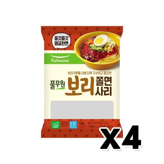  풀무원 보리쫄면사리 간편조리 150g x 4개