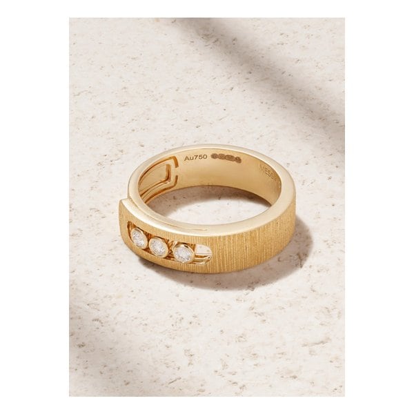 메시카 무브 노아 시즐레 18k 골드 다이아몬드 링 46376663162894992