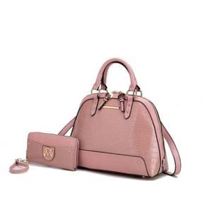 4680209 MKF Collection by Mia k. Nora Premium Croco Satchel Handbag
