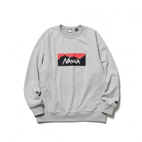난가 긴팔 티셔츠 ECOHYBRIDBOXLOGOSWEATSHIRT LGRAY DOM