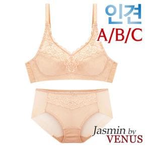 80A 95C컵 인견 노와이어 풀컵 홑겹브라팬티2종 JB1265 _P307030710