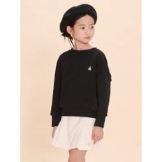 [시즌오프30%][BEANPOLE KIDS] 여아 프릴 스웨트 셔츠  블랙 (BI4941G045)