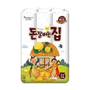 삼정펄프 데코 돈잘버는집 화장지 3겹 30MX30롤