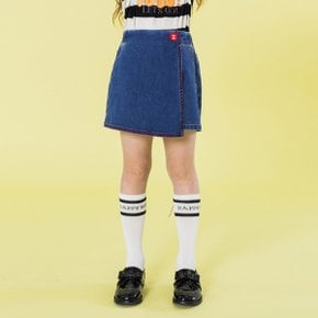 포시 데님 랩스커트 팬츠 JXSPT26