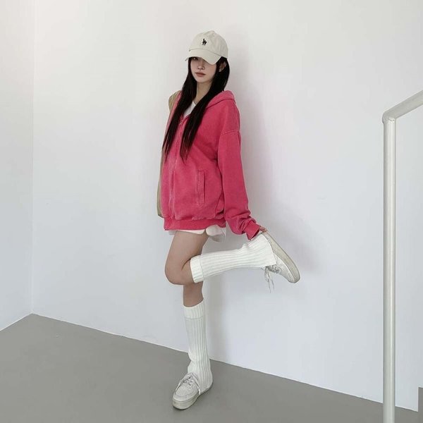 [옷자락] 여성 발레리나 스타일 앞절개 겨울 발목토시 레그워머