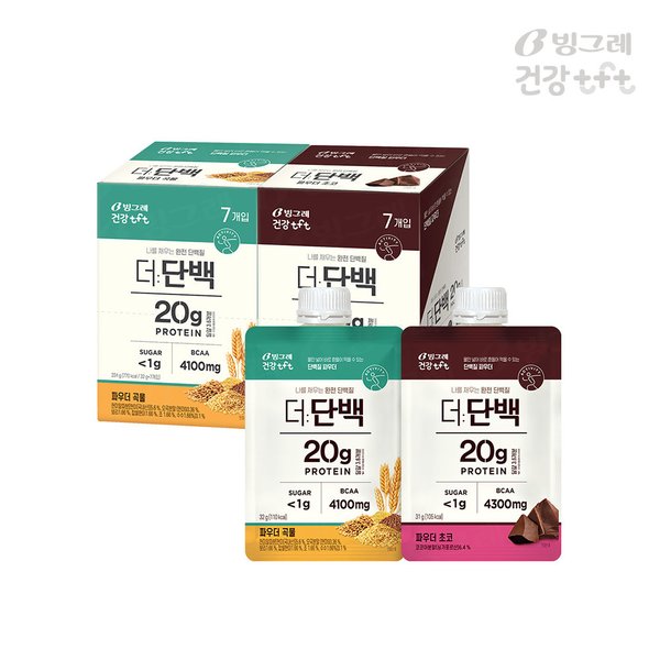 tft 더단백 프로틴 파우더 초코 31g * 7개입