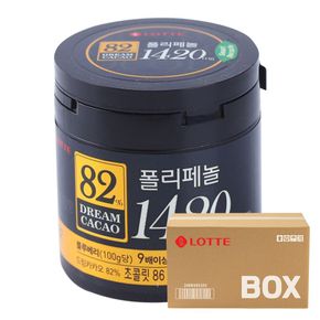 롯데 드림 카카오 초콜릿 82% 86g 24입[34041820]