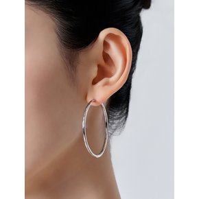 빅 슬림 원터치 링 귀걸이