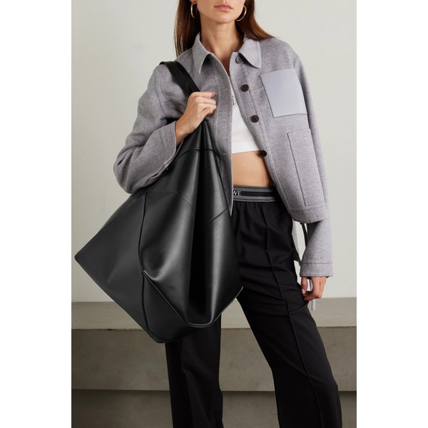 퍼즐 폴드 Xl 컨버터블 가죽 토트 블랙 1647597317009152