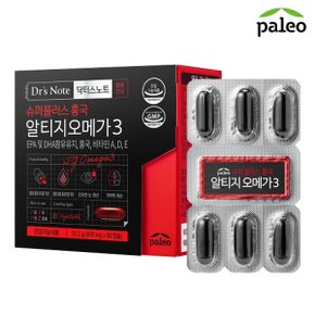 닥터스노트 홍국 알티지 오메가3 (870mg x 60캡슐) x 1개