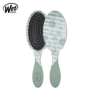 웻브러쉬 wet brush 프로 디탱글러 플로럴 쉐도우 세이지 헤어브러쉬 드라이 빗 극손상모 두피 마사지