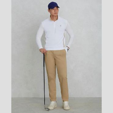 빈폴골프 SS24 남성 시어서커 롱팬츠 - 베이지 (BJ4521B05A)