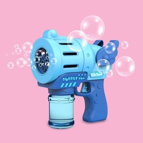 윙팝 버블건-블루 터보 자동 버블머신 어린이 비눗방울 총 야외 장난감 워터밤 놀이동산