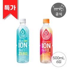 이온더핏 제로 오리지널/액티브 500ml 6입