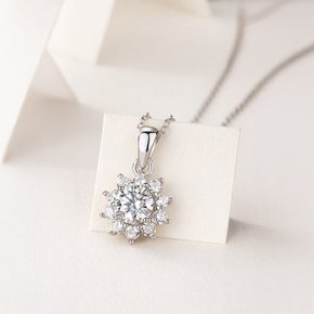 모이사나이트 목걸이 랩다이아 플로라BMN015
