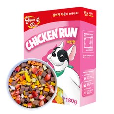 슈퍼포우 동결건조사료 치킨런 180g