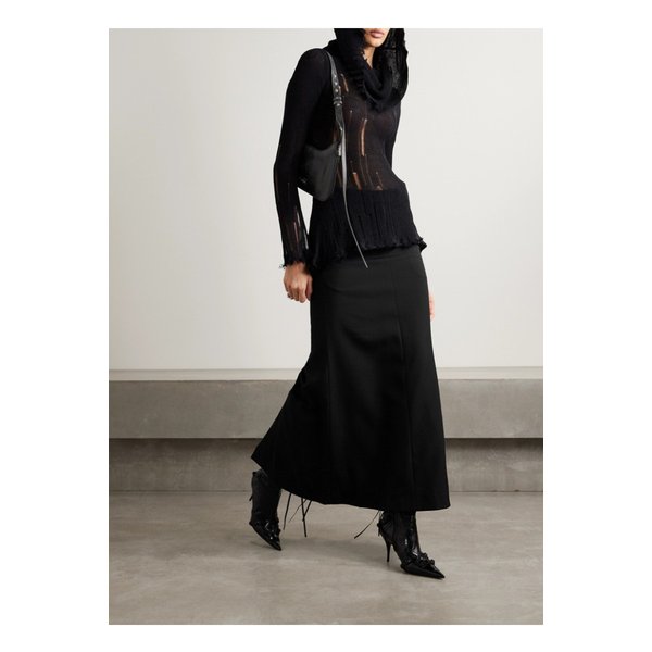 그랑 드 푸드르 맥시 스커트 블랙 1647597326702364