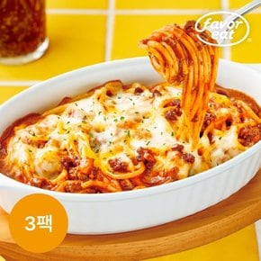 [페이보잇] 치즈폭탄 스파게티 미트토마토 340g 3팩