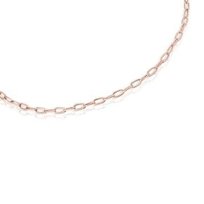 [SSG 단독]TOUS Chain oval choker in rose vermeil silver/목걸이/011902630