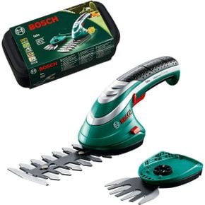 영국 보쉬 정전기 헤지트리머 Bosch Cordless Hedge Trimmer and Grass Set Isio 3.6 V 1.5 Ah 2