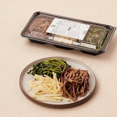 강남밥상 나물모둠(도라지나물100g+고사리나물100g+취나물100g)