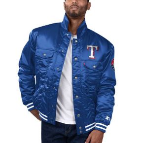 [해외] 1082641 스타터 집업 후드 자켓 Texas Rangers Starter x Levi`s Silver Tab Satin Full-