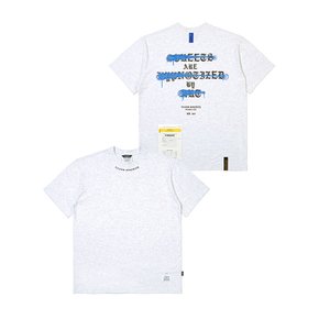 23 CHAIN STANDARD FIT T-SHIRTS WHITE MELANGE