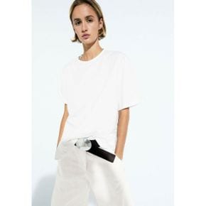 Massimo Dutti 마시모 두띠 베이직 티셔츠 - 흰색 8064967