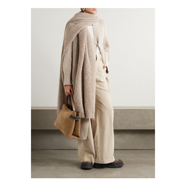 브루넬로쿠치넬리 코튼 코듀로이 와이드 팬츠 아이보리 1647597352505010