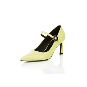 Mary jane pumps- MD1003 Light yellow