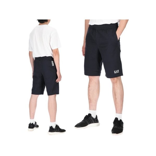 EA7 로고 8NPS02 PJ05Z 1578 남성 트랙 반바지