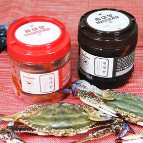 한입 쏙 양념게장/한입 간장게장 1kgx2통 (총2kg)