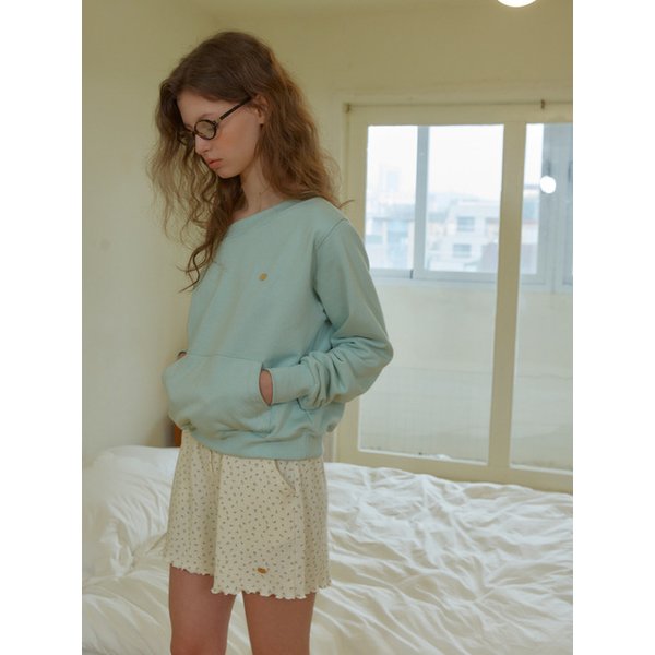 ANC FLORAL WAFFLE SHORTS_IVORY