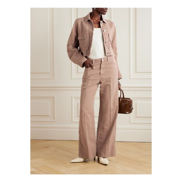 브루넬로쿠치넬리 미드라이즈 와이드 진 라이트 브라운 1647597355286129