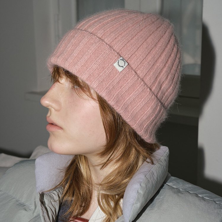 アクセサリーその他 [24FW] Soft Angora Beanie - Dusty Pink 24FW] SOFT ANGORA BEANIE - DUSTY PINK - SSG.COM