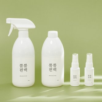 뿜뿜편백 3%천연편백오일함유 편백수 피톤치드 스프레이 500mL+500mL(리필)+30mL 2개