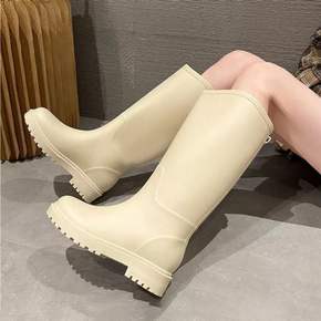 레인부츠 장화 장마 2컬러 여성 롱 데일리 베이직