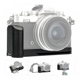  JJC Z fc-GR1 Nikon Z fc 그립 그립 Zfc용 핸드 그립 교환이 편리 바닥의 14-20의 나사 삼각