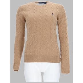 26FW 폴로 랄프로렌 폴로 자수 케이블 니트 스웨터 211971865 002COLLECTIONCAMEL MELANGE BEIGE