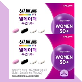 원데이팩 우먼50+ 실버 멀티 비타민 미네랄 30정X2박스