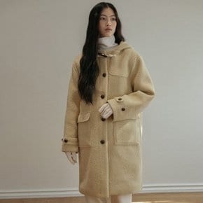 Boucle Duffle coat - Beige