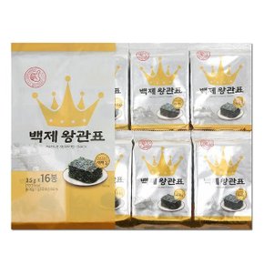 김의명가 광천김 청정지역 백제 왕관표 재래 도시락김 3.5g x 32봉