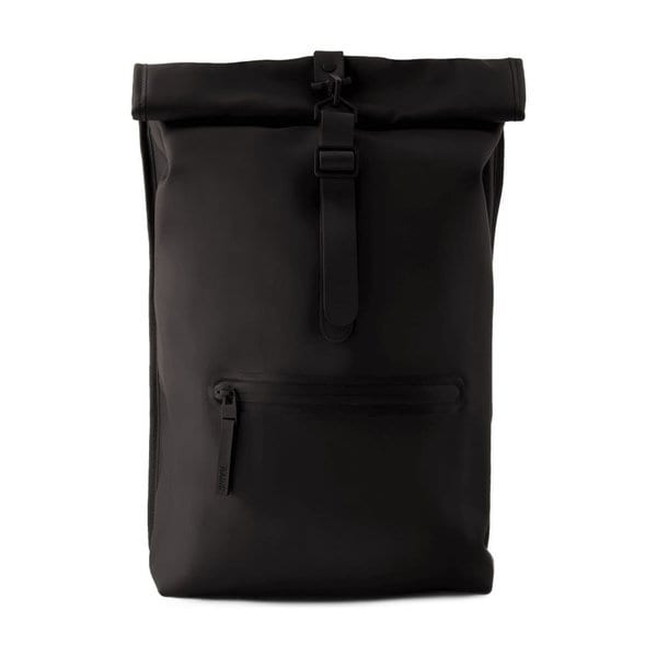 확대된 대표 [해외배송] 25 S/S 레인스 ROLLTOP 럭색 백팩 RAINS 신세틱 블랙 13320-01 B0731492655